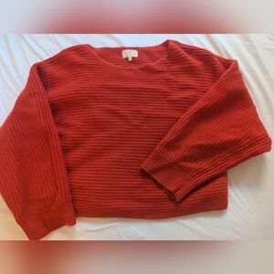 Lou & Grey Vibrant Cashmere Cropped Sweater